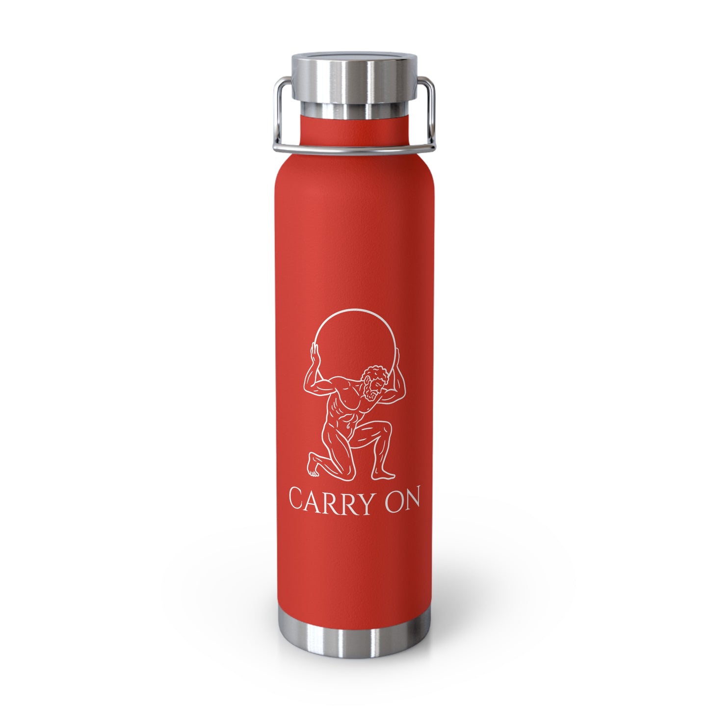 Copy of Insulated Bottle -  Premium Atlas Sisyphus Motivational Design Workout Travel 22oz, Gym , Fitness, Outdoor Water Bottle, Exercise