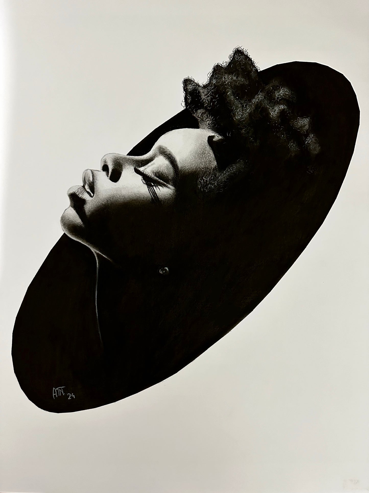 Emerging - Charcoal study