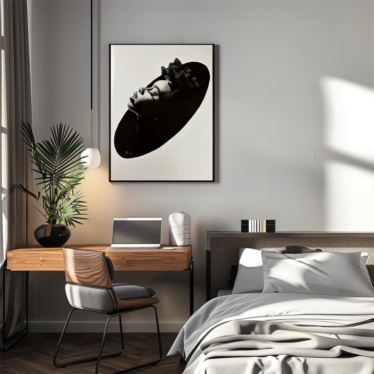 Emerging - Charcoal study