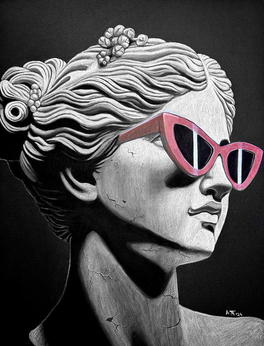 Contemporary Stoic Woman Study