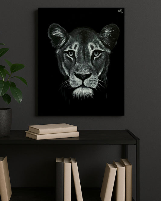 Monochrome: Lioness