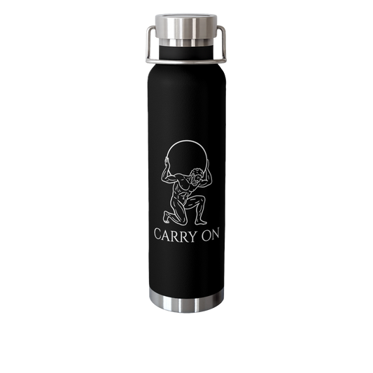 Copy of Insulated Bottle -  Premium Atlas Sisyphus Motivational Design Workout Travel 22oz, Gym , Fitness, Outdoor Water Bottle, Exercise