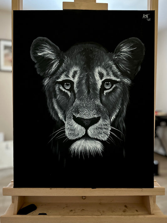 Monochrome: Lioness